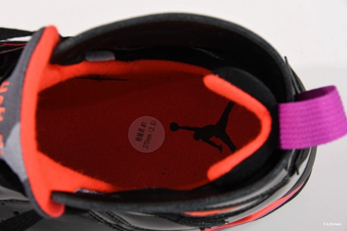 Cheap MAX Retro Air Black Jordan Patent 7 313358-006 0716